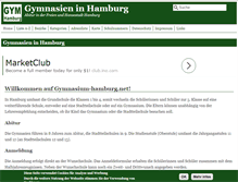 Tablet Screenshot of gymnasium-hamburg.net